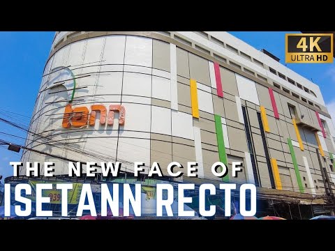 Passeio a pé por dentro do ISETANN RECTO em QUIAPO MANILA [4K] Filipinas - maio de 2023