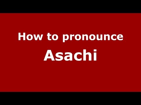 How to pronounce Asachi (Romanian/Romania)  - PronounceNames.com