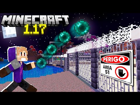 INVASÃO DA ÁREA 51 NO MINECRAFT 1.17 #96 CREATIVESQUAD