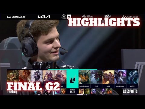 G2 vs FNC - Game 2 Highlights | Grand Final LEC 2023 Season Finals | G2 Esports vs Fnatic G-2