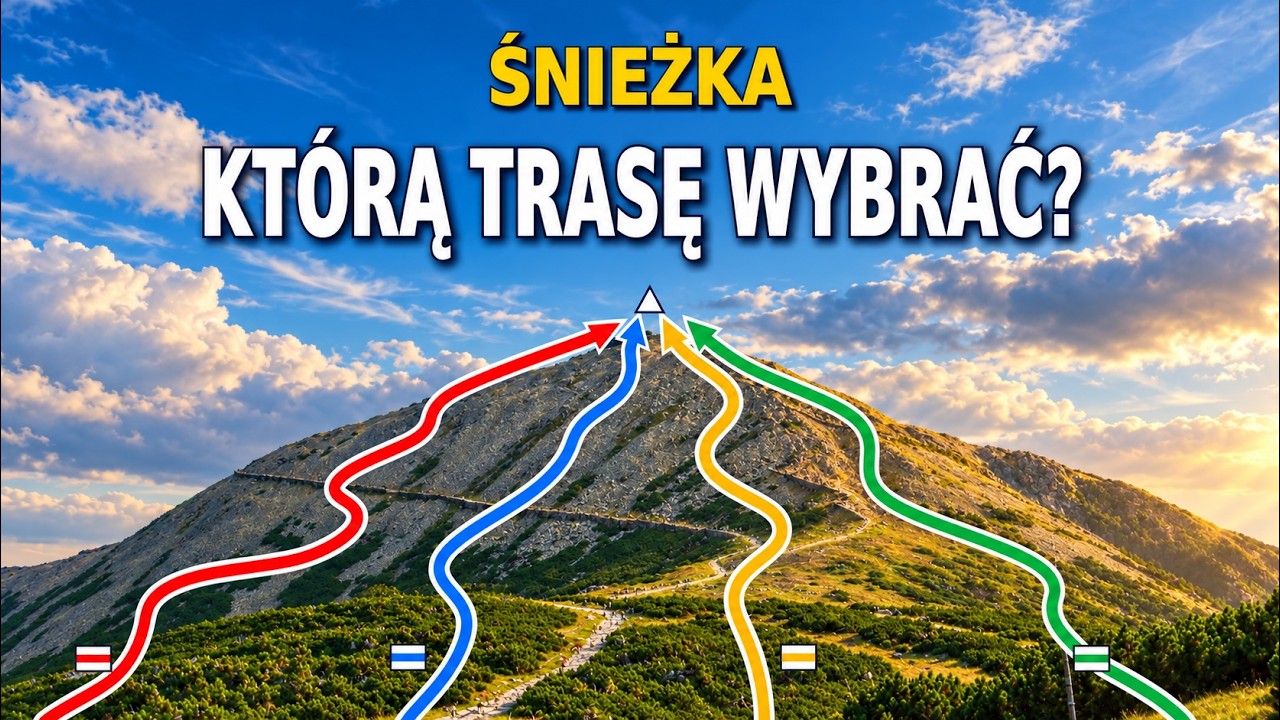 Kadr z odcinka o 52 wariantach wejścia na Śnieżkę