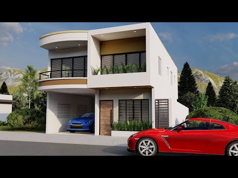 Linda casa de dos pisos 7X15 │ tres dormitorios con piscina 🏡 │ Hermosa casa  moderna 7x15 │ 2021