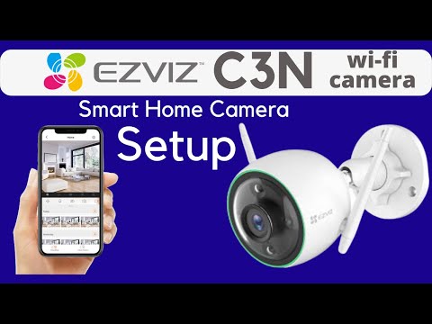 Ezviz C3N 4MP Smart Home Outdoor Camera / How To Setup Ezviz C3N WiFi Camera #ezviz #ezvizcamera