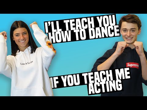 Noah Schnapp Teaches Me How To Act!  |  Charli D'Amelio