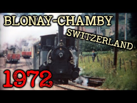 Switzerland 1972 – Vintage Steam Train Ride | Blonay–Chamby Railway 8mm Film