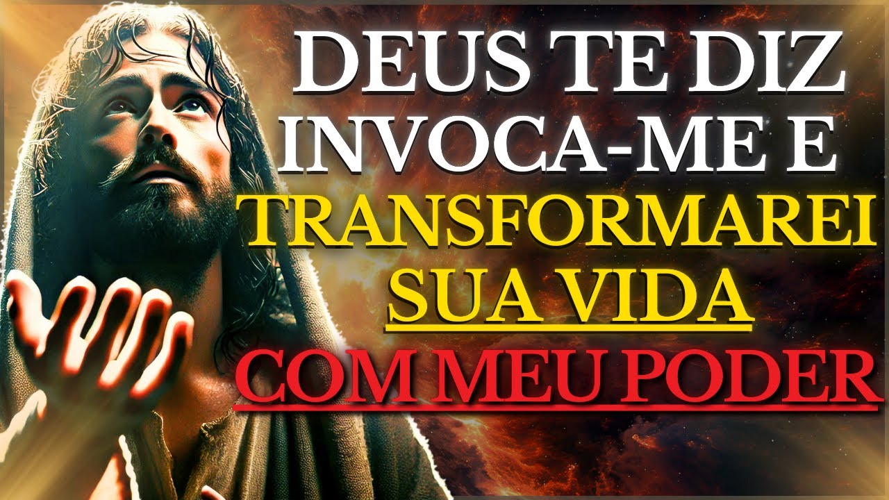 DEUS TE DIZ HOJE: INVOQUE-ME com CONFIANÇA e receberá o MILAGRE que espera, CONFIE no meu PODER