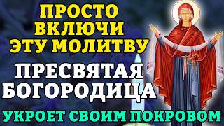 13 ОКТЯБРЯ ПРОСТО ВКЛЮЧИ ЭТУ МОЛИТВУ! ПРЕСВЯТАЯ БОГОРОДИЦА УКРОЕТ СВОИМ ПОКРОВОМ! Православие.