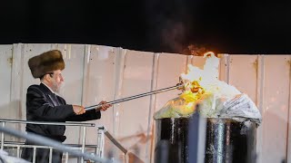הילולת הרשב"י תשפ"ג - הדלקה המרכזית אדמו"ר מבאיאן שליט"א | Boyaner Rebbe Hadlekah in Meron - 2023