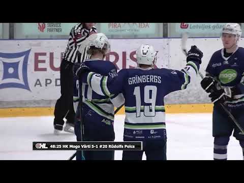 Optibet hokeja līga: HK Mogo/LSPA - HK Olimp/Venta 2002. Spēles labākie momenti (15.02.2022)