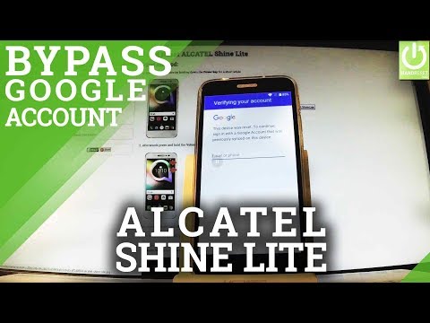 How to Bypass Google Verification in ALCATEL Shine Lite - Remove FRP Lock