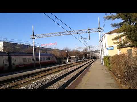 L'ultimo treno in transito dell 2018 a Vergiate