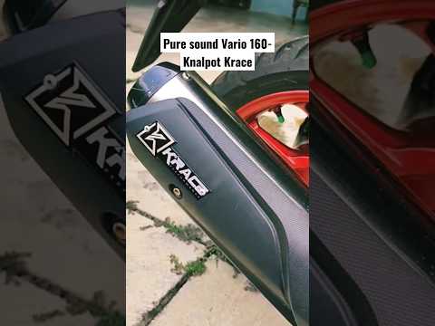 Pure sound - Knalpot KRace Vario 160 #vario160 #shorts #knalpotracing