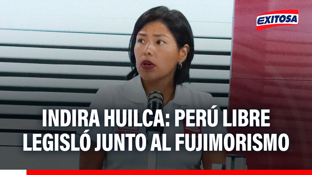 🔴🔵 Indira Huilca critica a Perú Libre: Se dedicó a aprobar leyes con el fujimorismo
