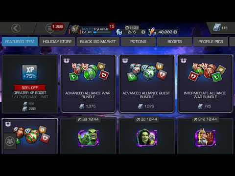 COUSIN ACCT: 10x GRANDMASTER SEXENNIUM CRYSTAL OPENING, BIG DIFFERENCE [MARVEL CONTEST OF CHAMPIONS]