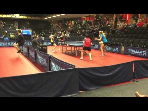 NK tafeltennis 2016 - za. 19-03-2016 dames dubbelspel