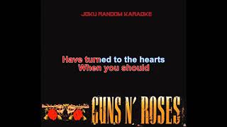 Guns N' Roses - Prostitute  [Karaoke]