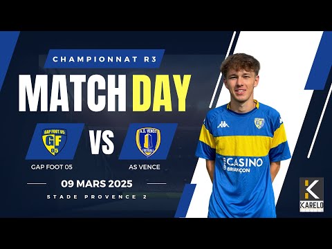 Résumé Championnat - Sénior R3 - Gap Foot 05 VS AS Vence