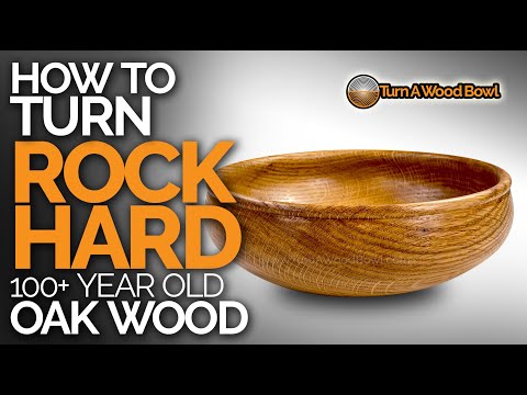 Wood Turned Bowl Video – Old Oak Rock Hard