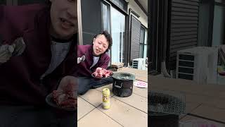 ＧＷ頑張ったご褒美に独りBBQしたった。#shorts #ショート#飯テロ