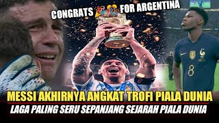 Download lagu MESSI Angkat Trofi Piala Dunia!! Momen Haru Dan Tangis Kemenangan Argentina. mp3