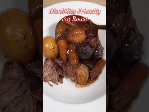 Disability-Friendly Slow Cooker Chuck Roast with Potatoes and Carrots