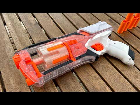 Nerf Strongarm Flypoint shell mod from foam.blasted