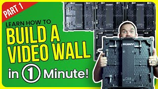 LED Wall Setup  01 How to Build An LED Video Wall