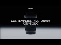 Features - Sigma 20-200mm F3.5-6.3 DG | Contemporary