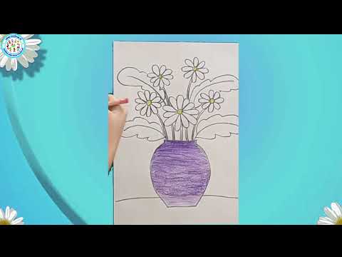 HĐ tạo hình: Vẽ lọ hoa ngày tết - MG 5 tuổi - Cô giáo Nguyễn Thị Thương