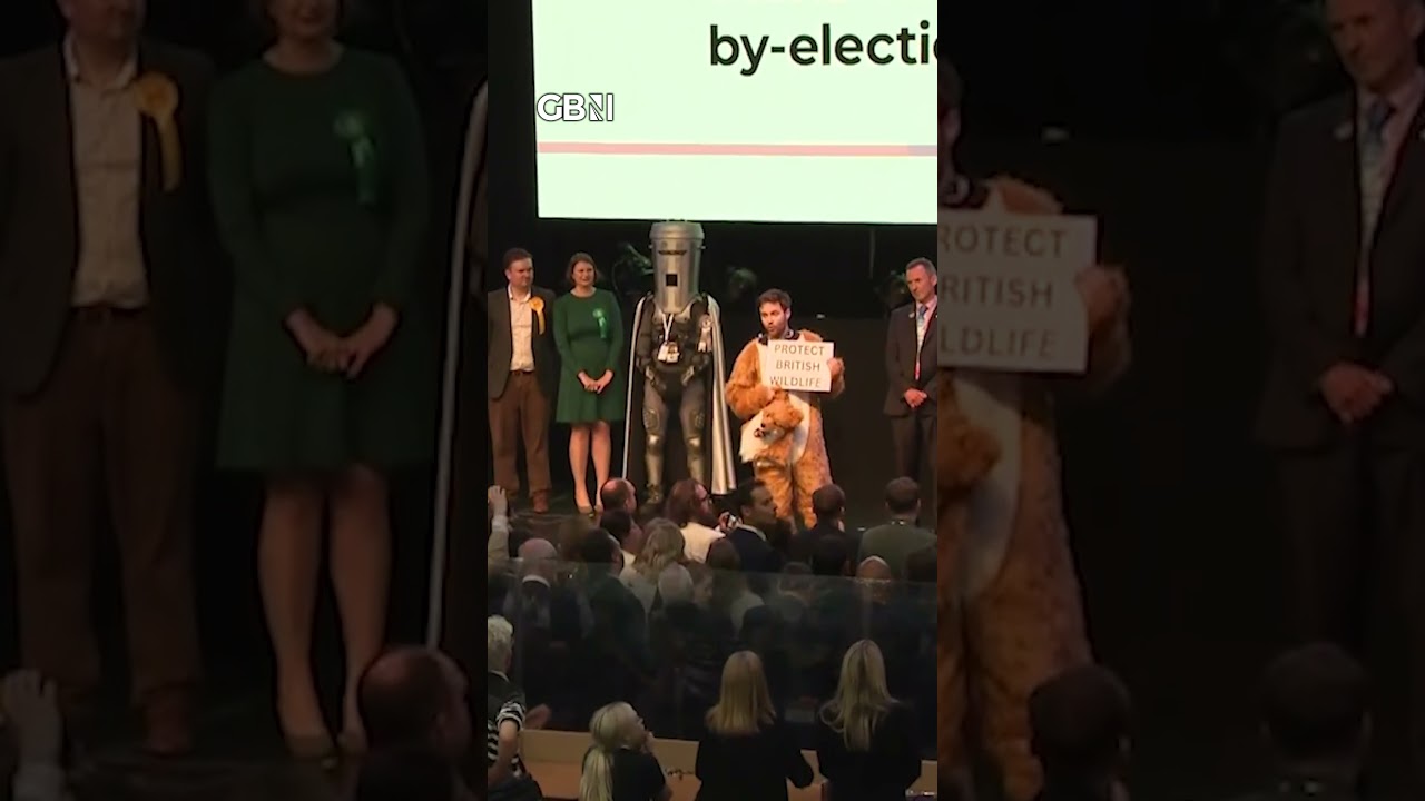 Video: GB News clip on Burnham Makerfield protest interruption holds up
