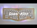 Quasi Alice Build & Typing Sounds (Marshmallow Switches, EPBT Extended 2048 Keycaps)