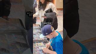This kid knew EXACTLY what he was looking for!!! #pokemonvendor #pokemon