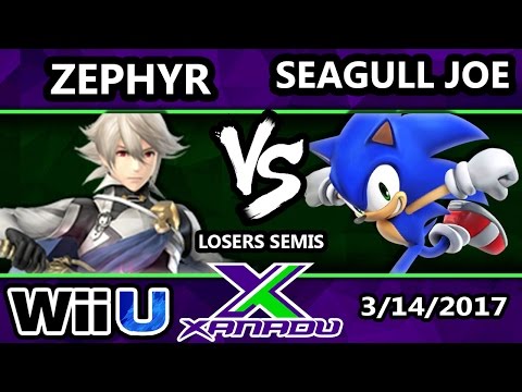S@X 193 - Zephyr (Cloud, Corrin) Vs. InC | Seagull Joe (Sonic, Diddy Kong) - SSB4 Losers Semis