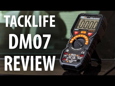 Review: Tacklife DM07 digital multimeter
