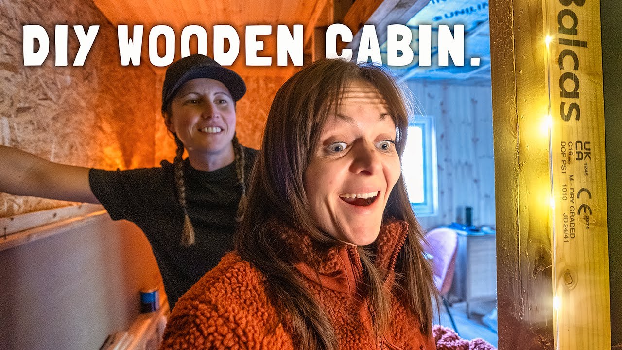 I CAN'T BELIEVE she built THIS in our DIY TIMBER CABIN!