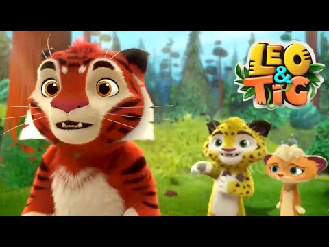 Leo and Tig 🦁 Best episodes 🐯 Little feat 🐾 Funny Family Good Animated Cartoon for Kids