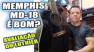 Video thumbnail for VIOLÃO MEMPHIS MD 18 É BOM? REVIEW by Luthier Douglas Pereira