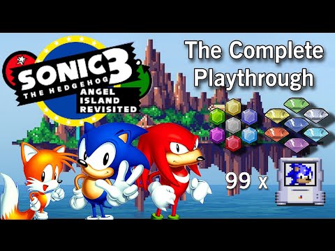 Sonic the Hedgehog 3 AIR: The Perfect Run (All Emeralds, Perfect Special Stages, 99 Lives, 0 Deaths)