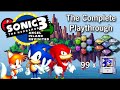 Sonic the Hedgehog 3 AIR: The Perfect Run (All Emeralds, Perfect Special Stages, 99 Lives, 0 Deaths)