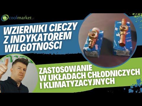 Wziernik cieczy z indykatorem wilgotności- zastosowanie w układach chłodniczych i klimatyzacyjnych. - zdjęcie