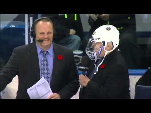 Buffalo Sabres Announcers' Call The game From Ice Level - November 12th, 2013