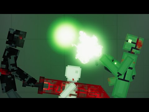 Biodroids Defend Humans from badroids - People Playground