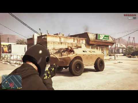 GTA 5 - Sandy Shores Sheriffs Office Shootout - 10 Star Escape (RDE 4.0.2)