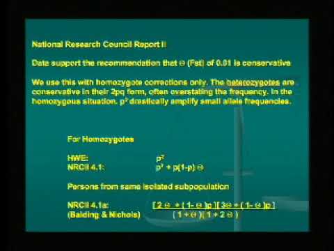 Lecture on Determining the Genotype Frequency