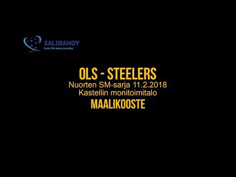 PASM Maalikooste: OLS - Steelers 11.2.2018