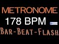 178 BPM (Beats Per Minute) Metronome Click ...