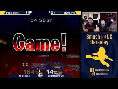 Golden Bair 8 - Melee Doubles WR3 - Umarth & Goose vs Rocky & NMW