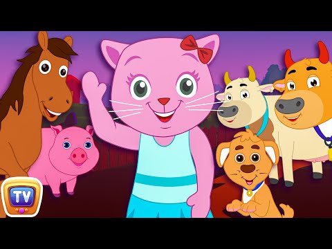 Three Little Kittens Went To The Farm | Nursery Rhymes by Cutians | ChuChu TV Kids Songs