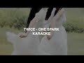 TWICE 트와이스 ONE SPARK KARAOKE With Easy Lyrics