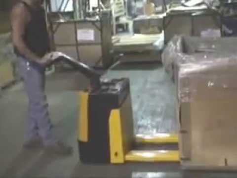 Vestil Fully Powered Electric Pallet Truck - 3,000-Lb. Capacity, 20in. x 47in. Forks, Model# EPT-204